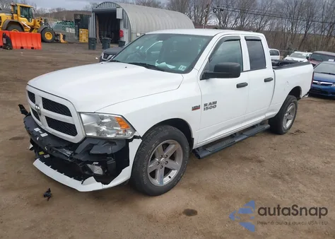 2017 Ram 1500 Express Quad Cab 4X4 6'4 Box from USA, damaged, VIN 1C6RR7FT9HS665607